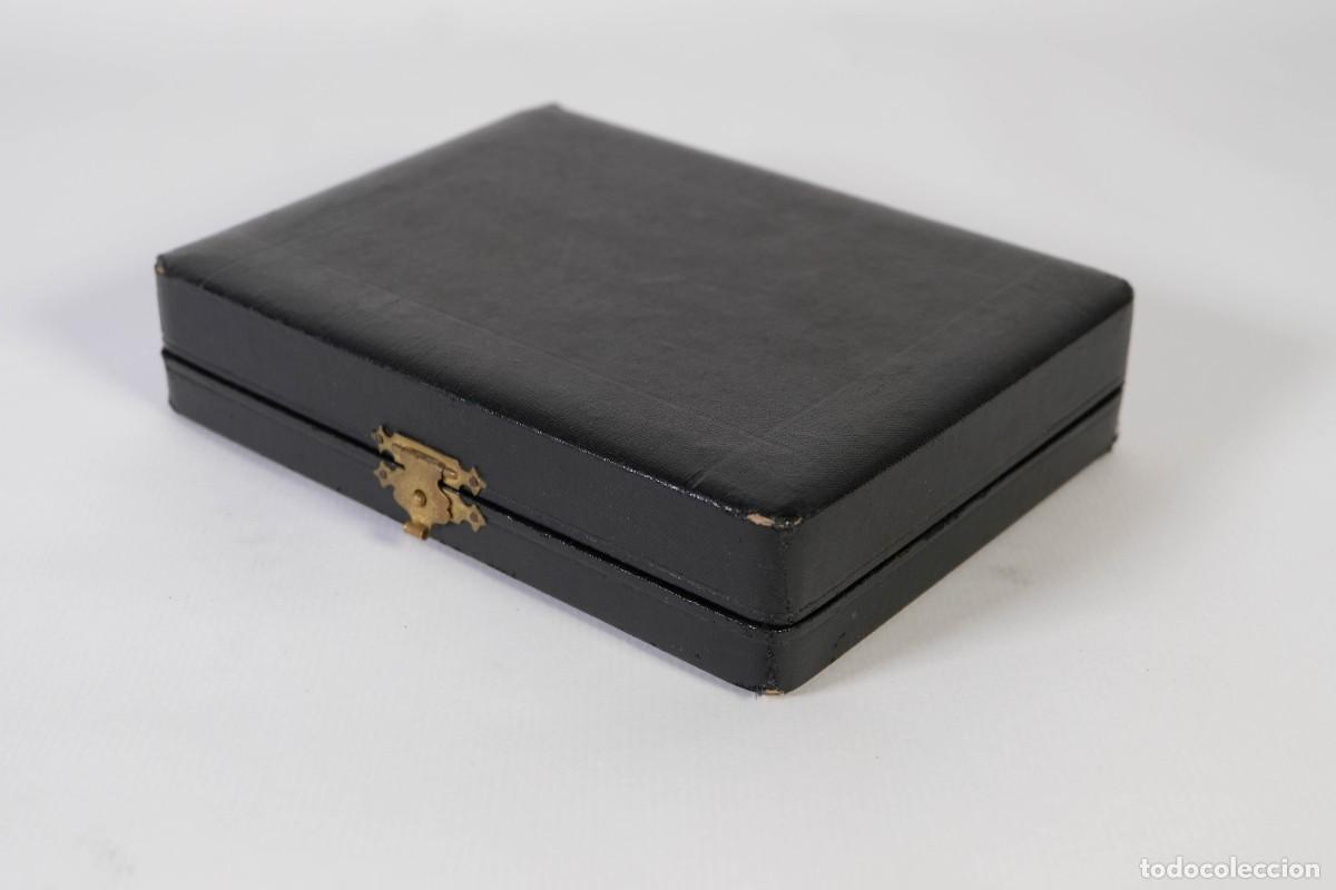 Antig&uuml;edades: Balanza de precisi&oacute;n JBA 50x10 cm - Con su estuche - Foto 6
