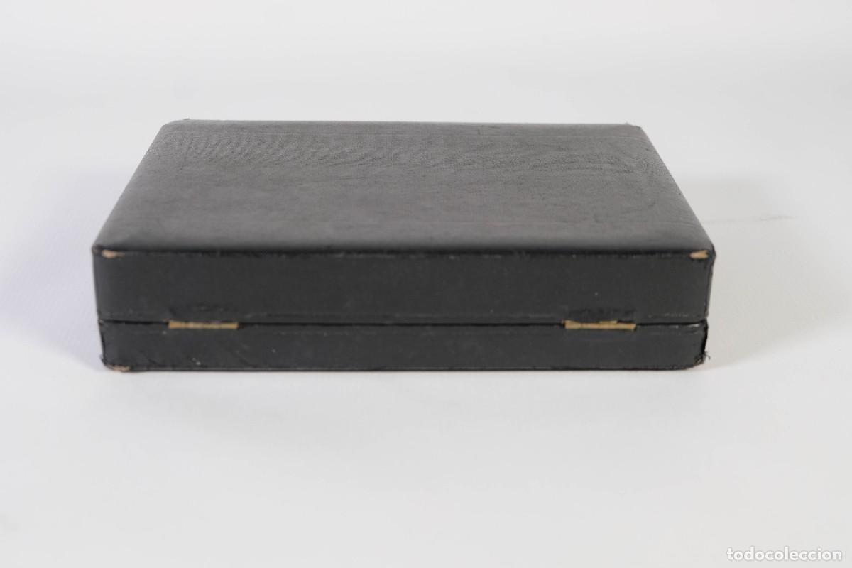 Antig&uuml;edades: Balanza de precisi&oacute;n JBA 50x10 cm - Con su estuche - Foto 8