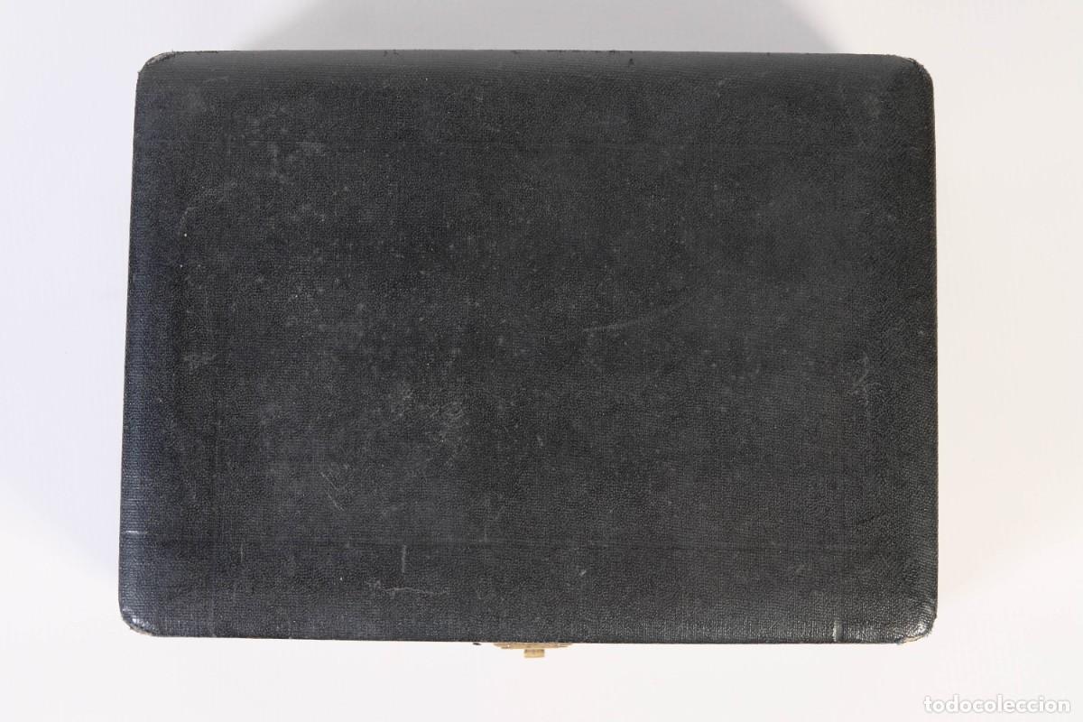 Antig&uuml;edades: Balanza de precisi&oacute;n JBA 50x10 cm - Con su estuche - Foto 11