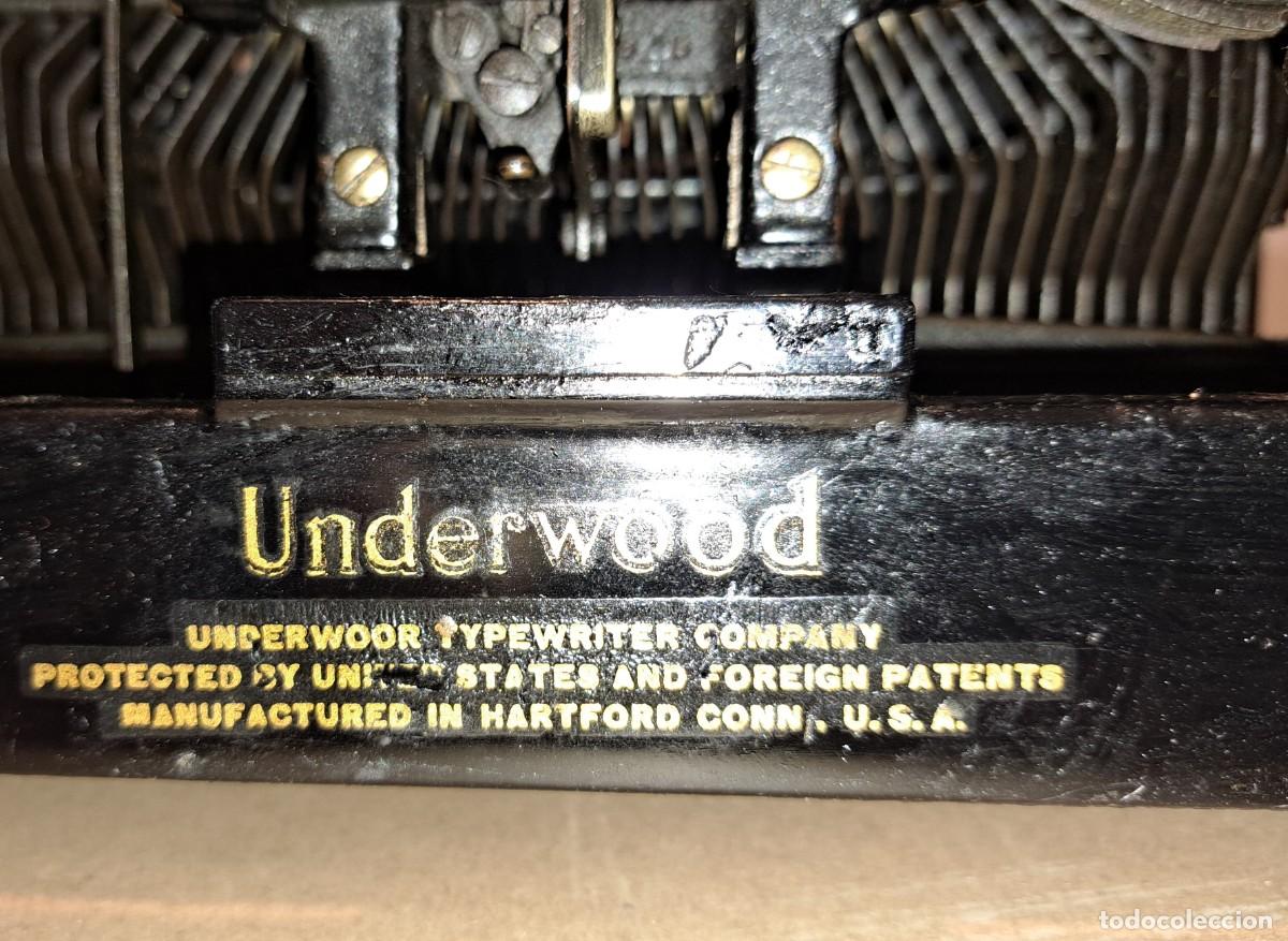 Antig&uuml;edades: M&aacute;quina escribir UNDERWOOD - Foto 5