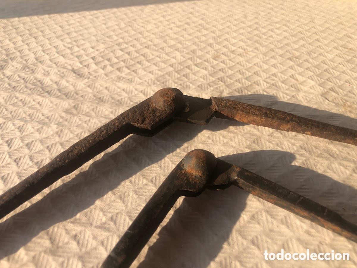 Antig&uuml;edades: Antiguos compases de carpintero forja - Foto 6
