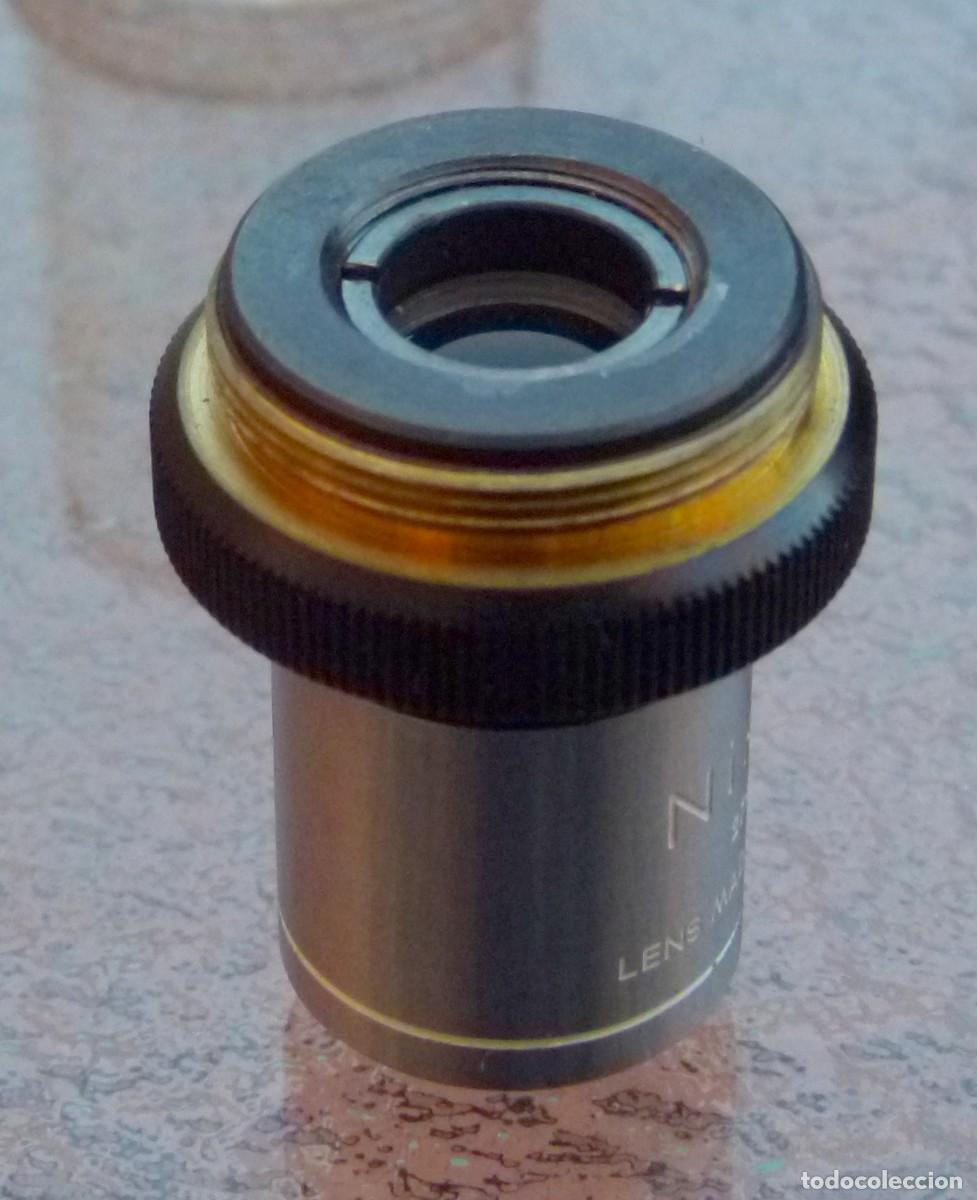 Antig&uuml;edades: Nikon microscope lens BM10 0,30 - Foto 4