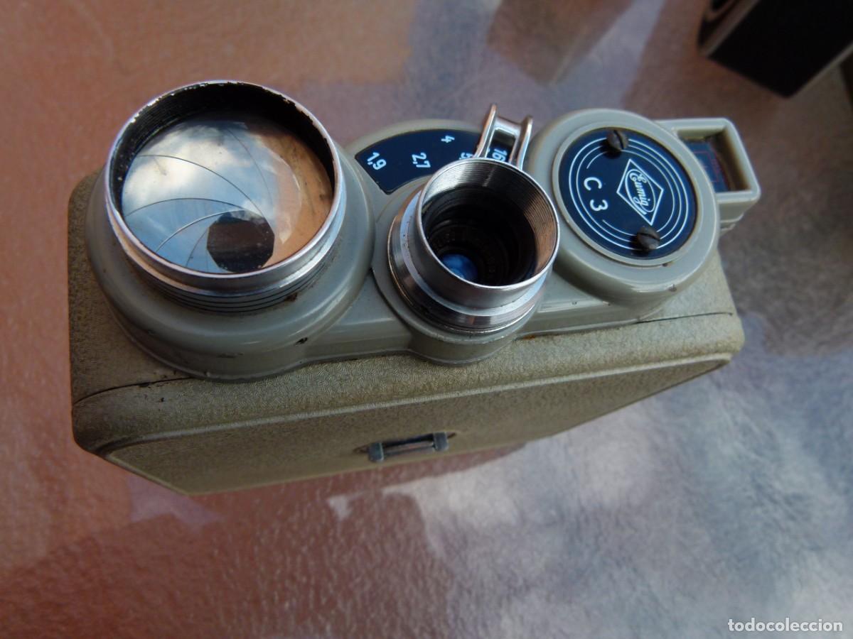 Antig&uuml;edades: Cinec&aacute;mara 8 mm, a cuerba Eumig C3.Poco com&uacute;n - Foto 3