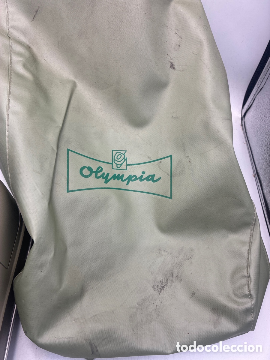 Antig&uuml;edades: M&aacute;quina de sumar Olympia. Conserva la funda original. - Foto 3