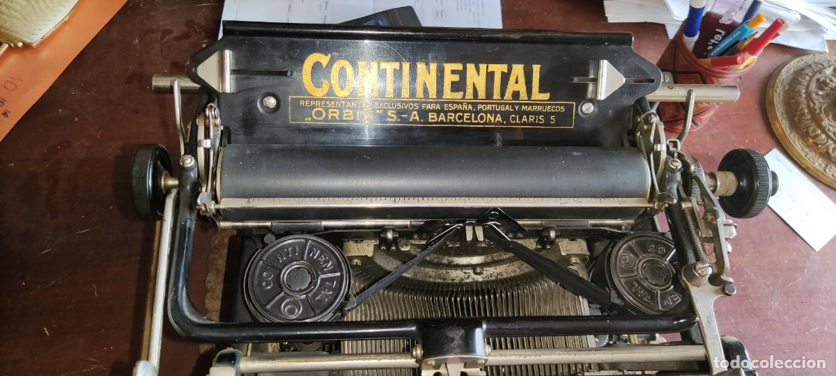 Antig&uuml;edades: M&aacute;quina de escribir Continental funciona - Foto 5