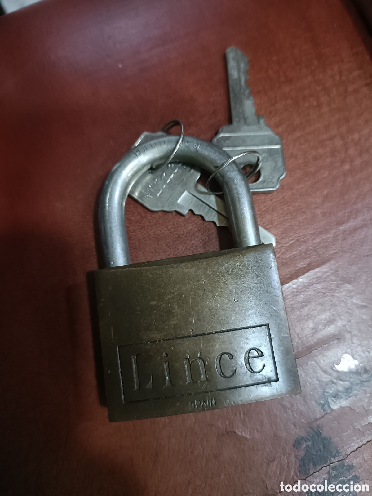 Antig&uuml;edades: Vintage Candado antiguo Lince - Foto 2