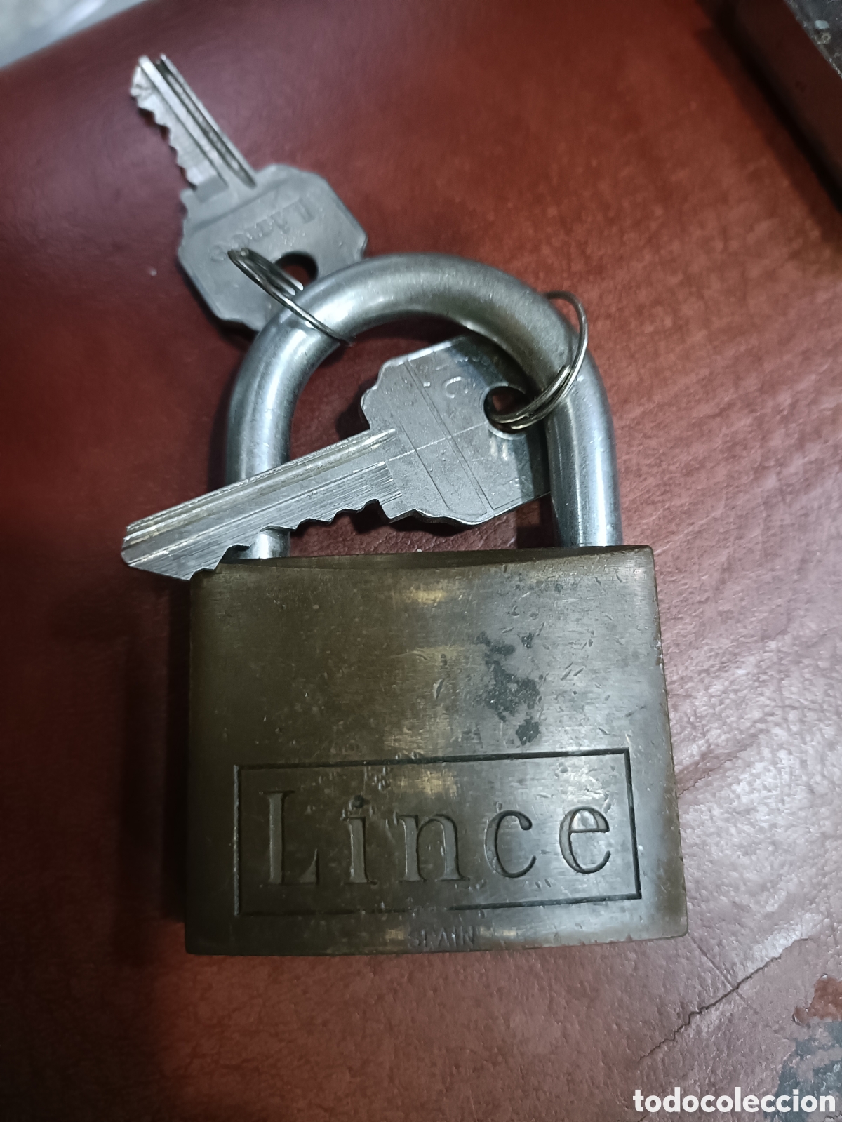 Antig&uuml;edades: Vintage Candado antiguo Lince - Foto 1