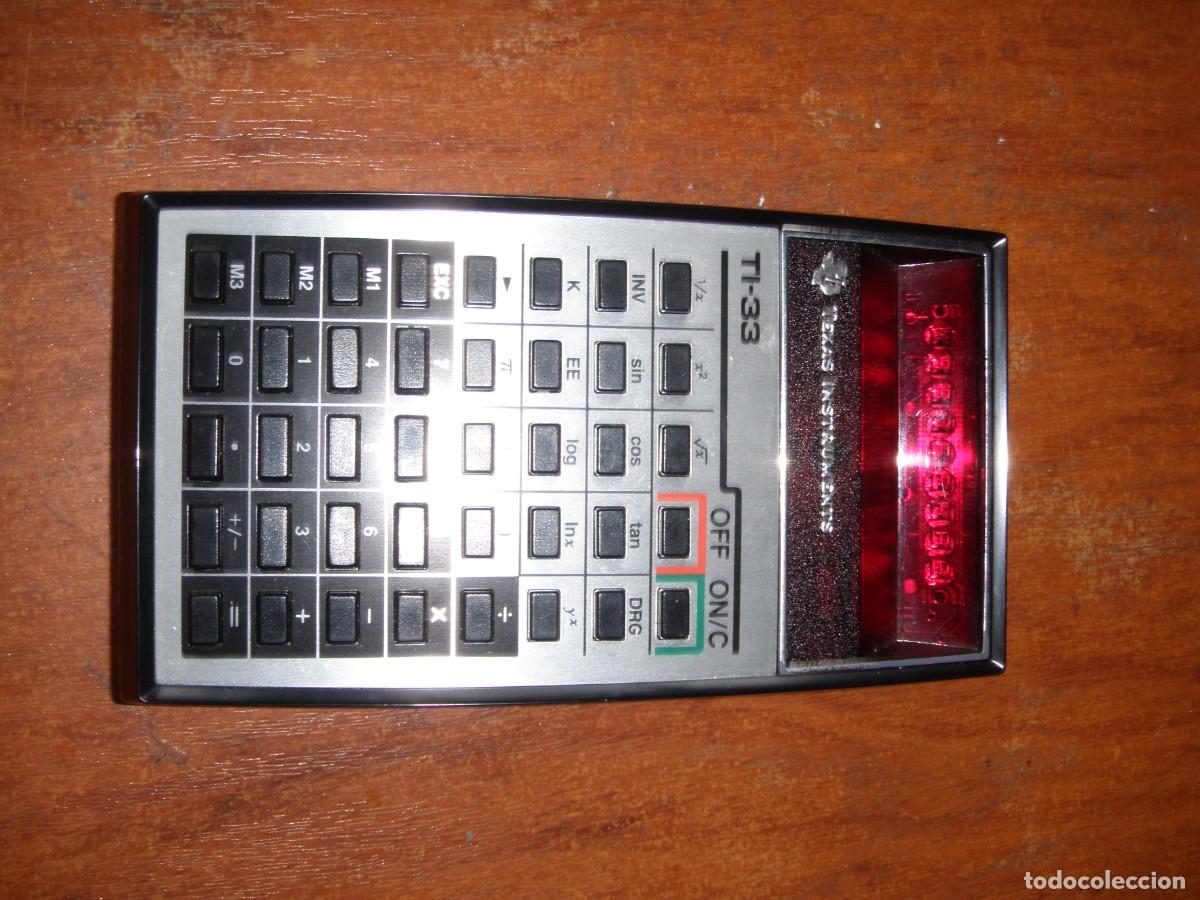 Antig&uuml;edades: CALCULADORA TEXAS INSTRUMENTS TI-33 TI33 FUNCIONANDO - Foto 3