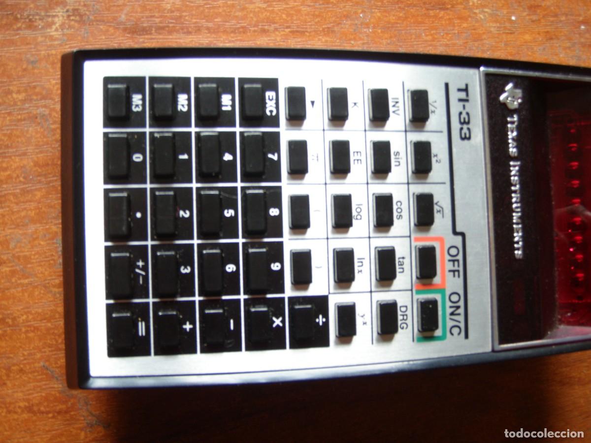 Antig&uuml;edades: CALCULADORA TEXAS INSTRUMENTS TI-33 TI33 FUNCIONANDO - Foto 5