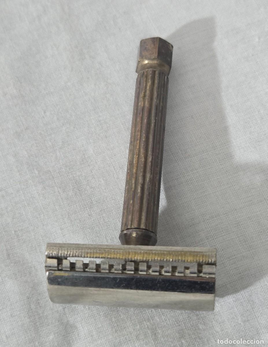Antig&uuml;edades: 2 maquinillas de afeitar metalicas - Foto 9