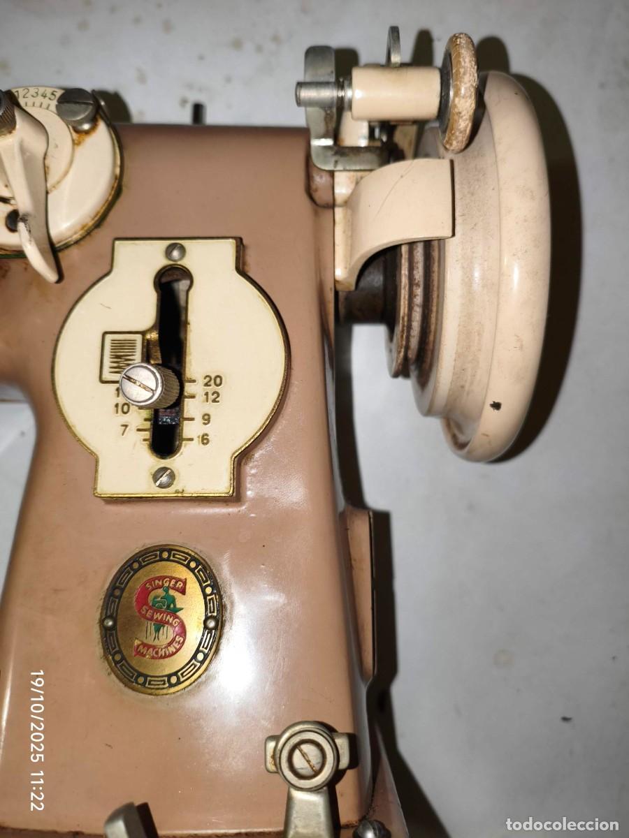 Antig&uuml;edades: M&aacute;quina de coser SINGER 316G - Foto 4