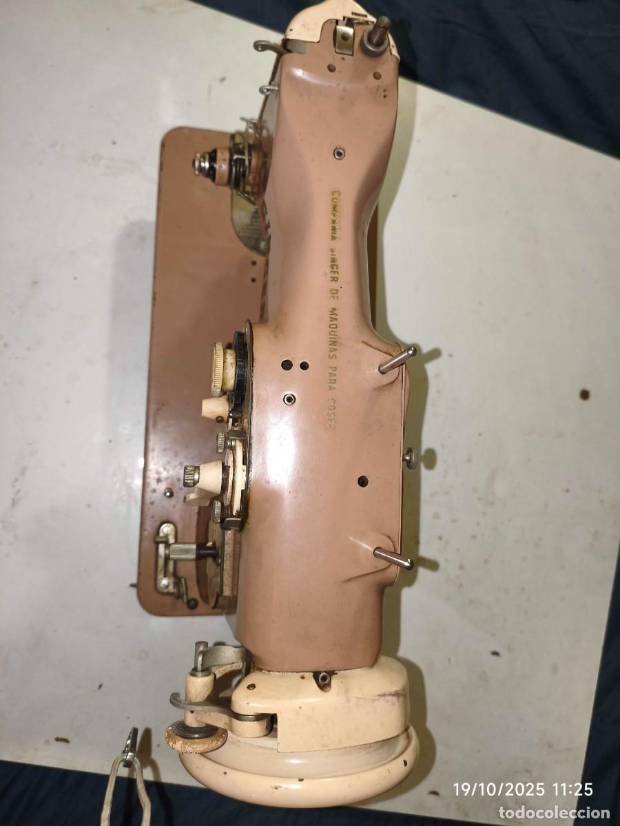 Antig&uuml;edades: M&aacute;quina de coser SINGER 316G - Foto 8