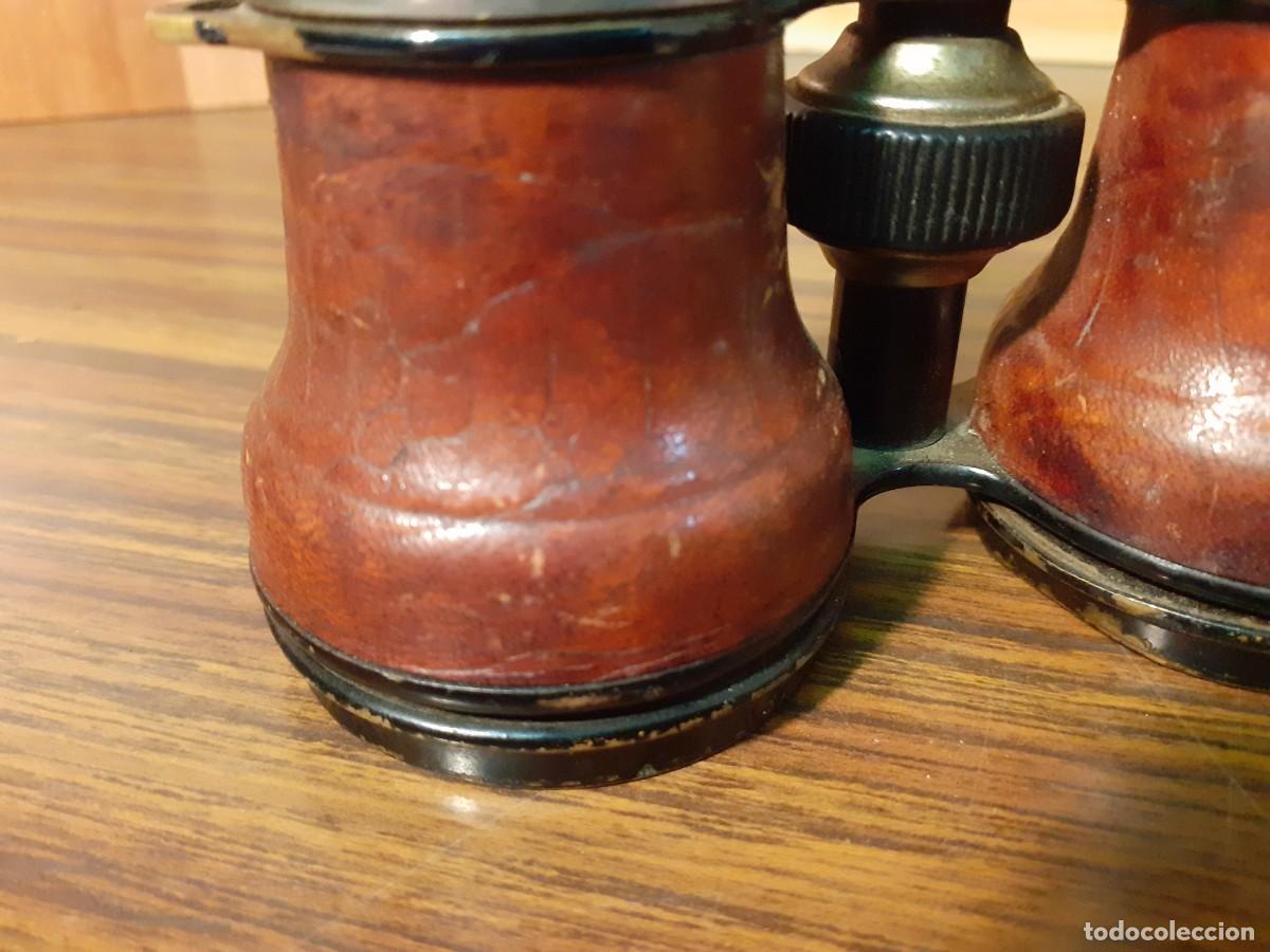 Antig&uuml;edades: Prismaticos cuerpo de madera - Foto 6