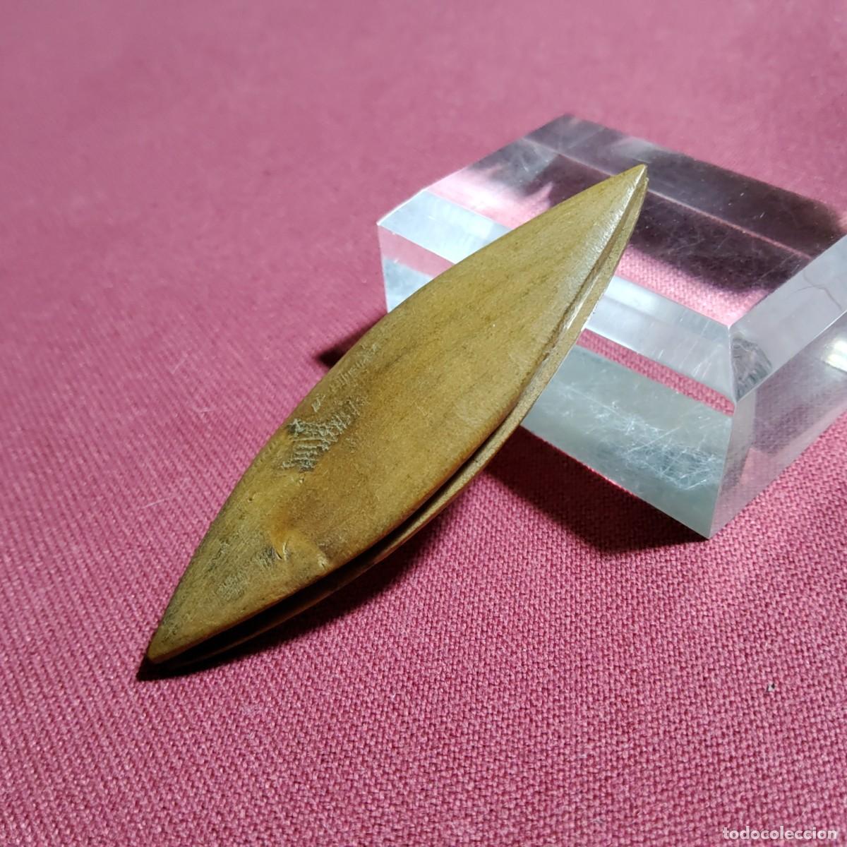 Antig&uuml;edades: UTIL DE COSTURA ANTIGUO DE MADERA DE BOJ - Foto 3