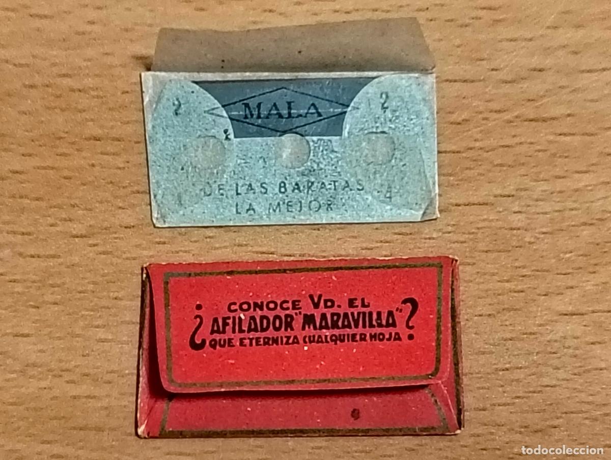 Antig&uuml;edades: HOJA DE AFEITAR MARCA MALA, DE LAS BARATAS LA MEJOR - Foto 2