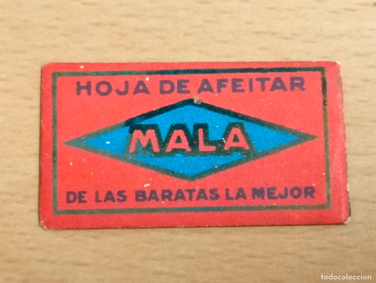 Antig&uuml;edades: HOJA DE AFEITAR MARCA MALA, DE LAS BARATAS LA MEJOR - Foto 1