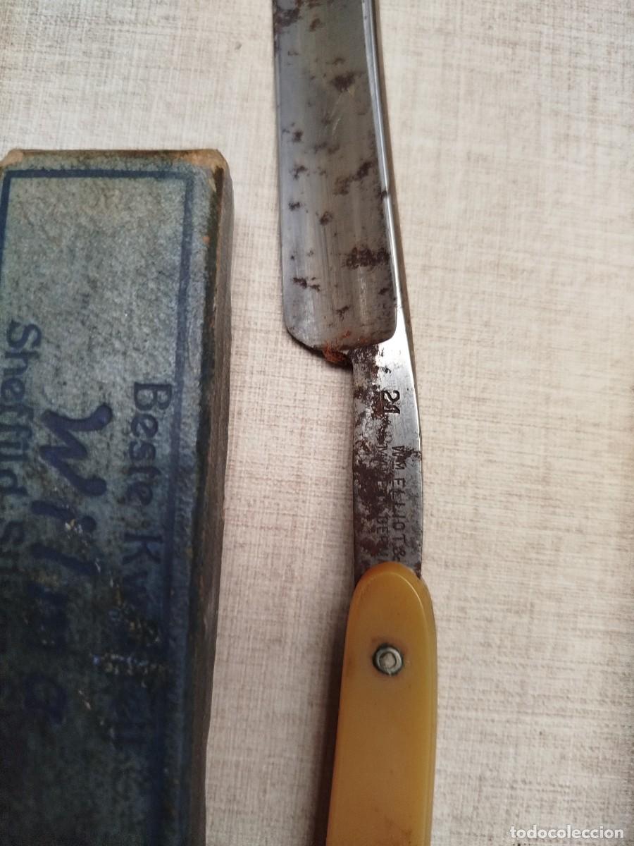 Antig&uuml;edades: Lote navajas barbero antiguas - Foto 4