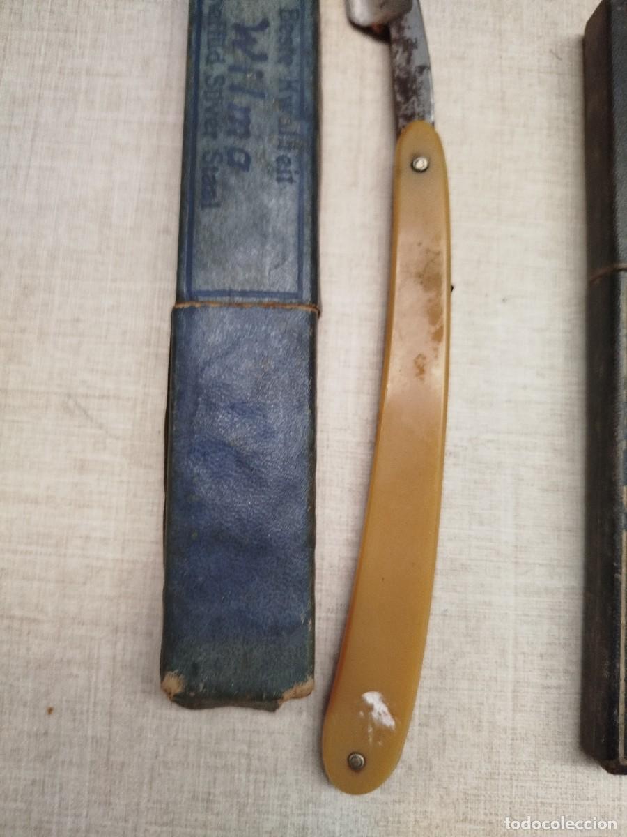 Antig&uuml;edades: Lote navajas barbero antiguas - Foto 5