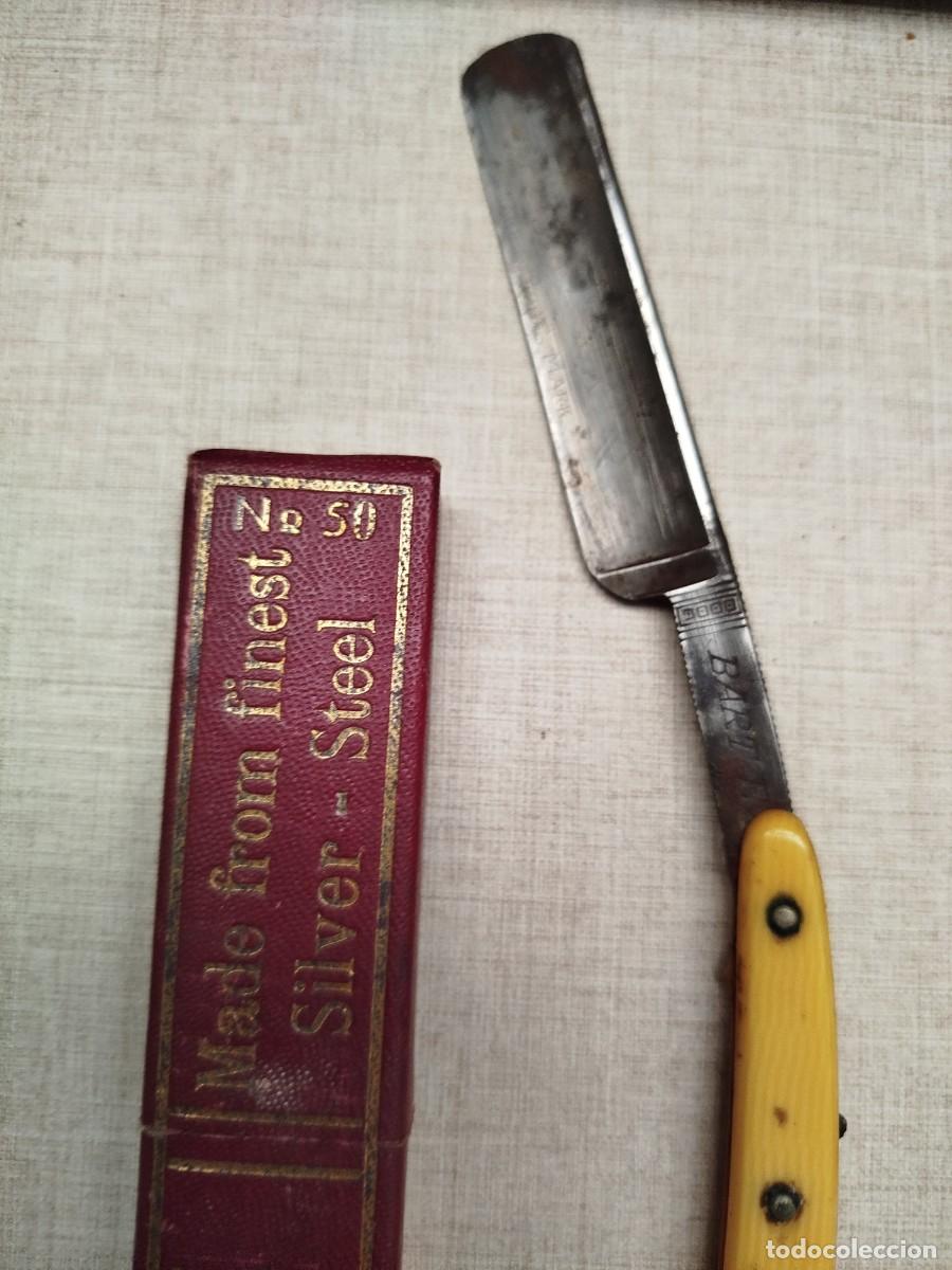 Antig&uuml;edades: Lote navajas barbero antiguas - Foto 8
