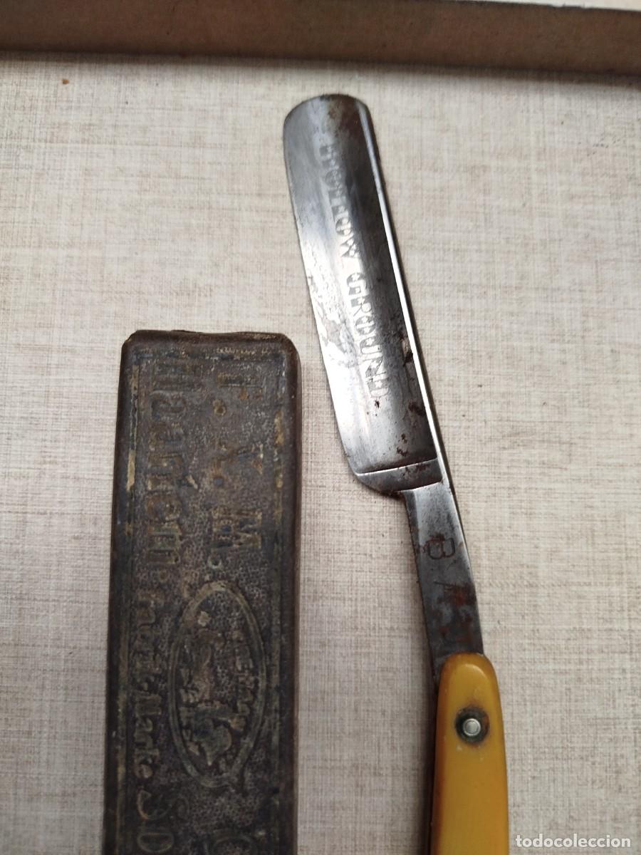 Antig&uuml;edades: Lote navajas barbero antiguas - Foto 10