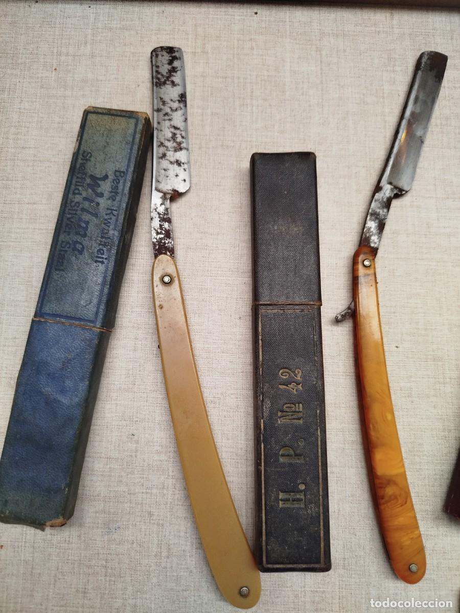 Antig&uuml;edades: Lote navajas barbero antiguas - Foto 19