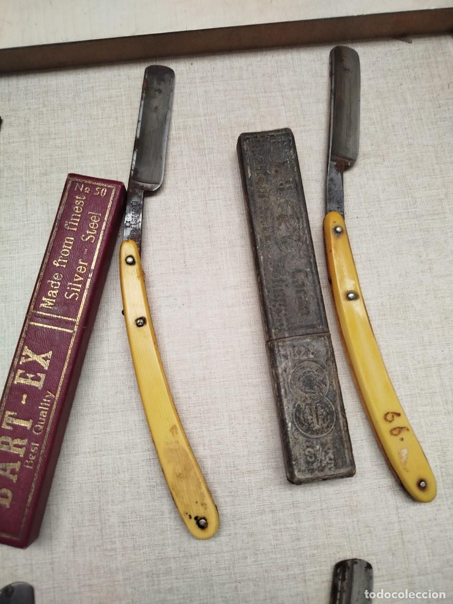Antig&uuml;edades: Lote navajas barbero antiguas - Foto 20