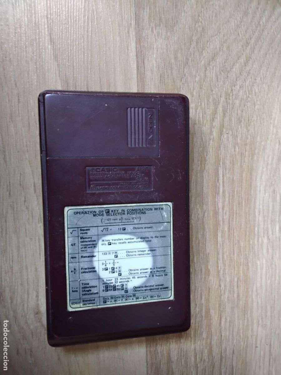 Antig&uuml;edades: CALCULADORA CASIO AL-8. 1975 FUNCIONANDO, LEER M&Aacute;S - Foto 3