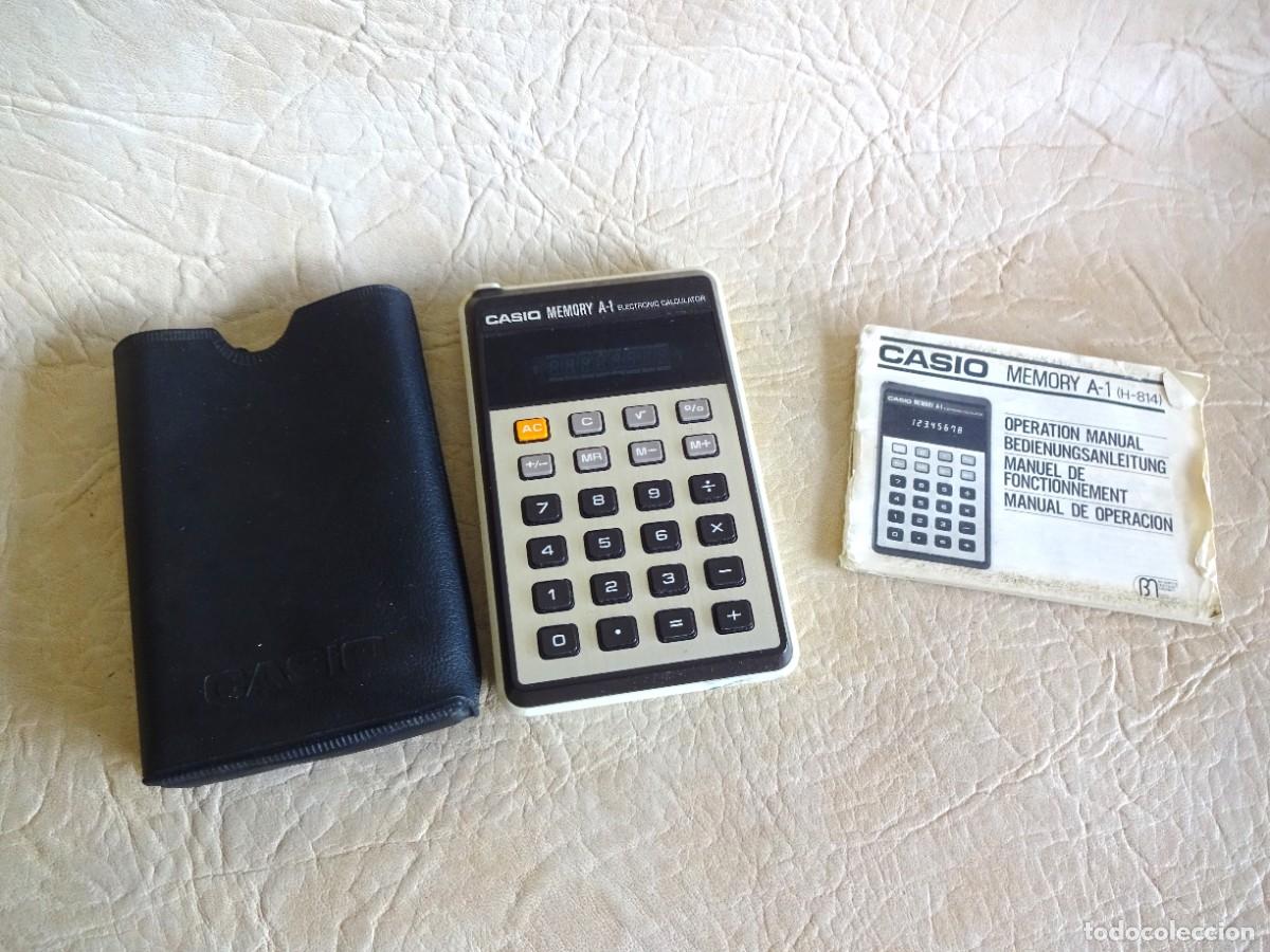 Antig&uuml;edades: antigua calculadora casio memory A-1 - Foto 1
