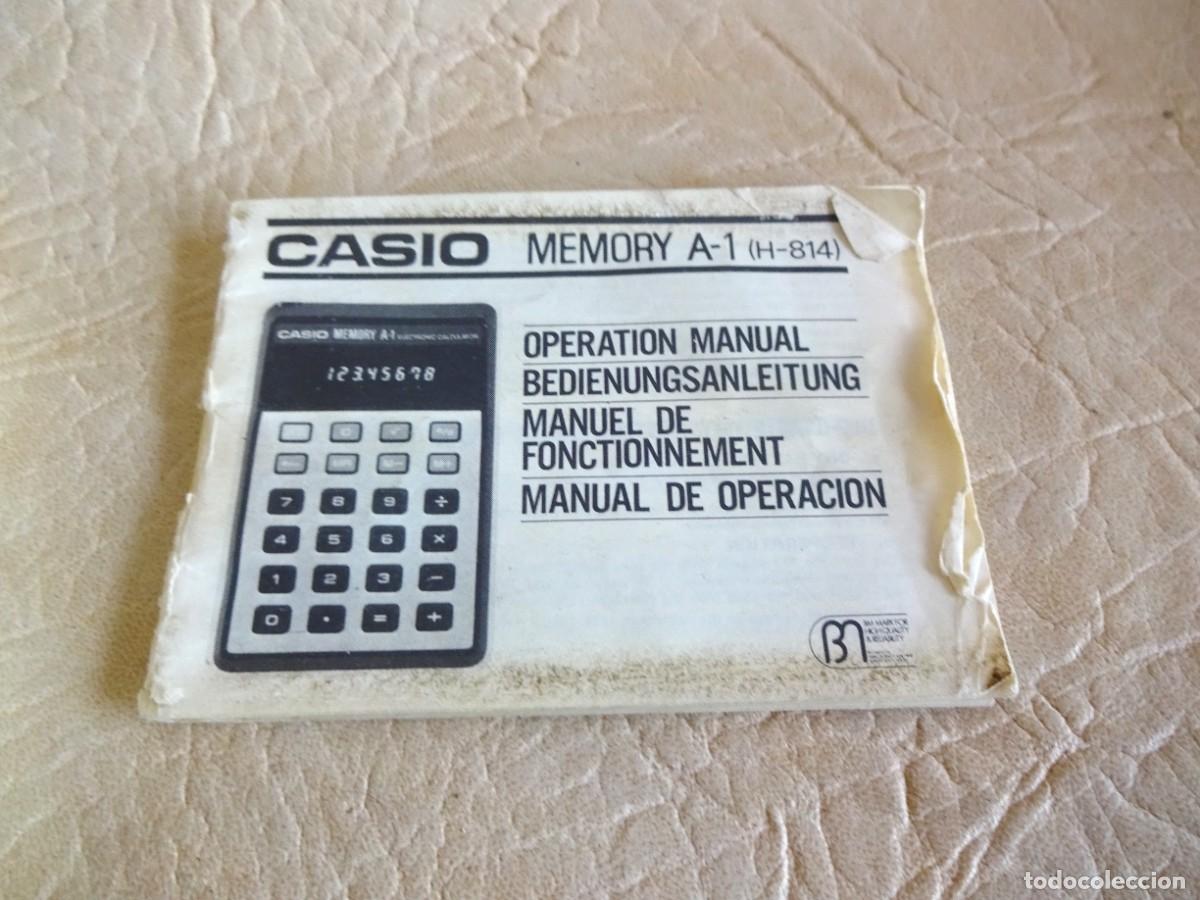 Antig&uuml;edades: antigua calculadora casio memory A-1 - Foto 3