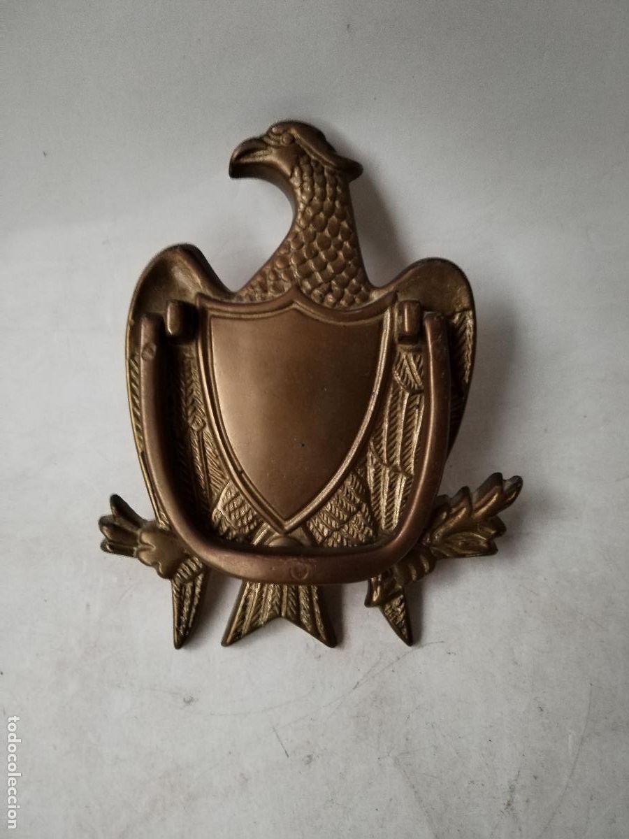 Antig&uuml;edades: aldaba aguila en bronce - c173 - Foto 4
