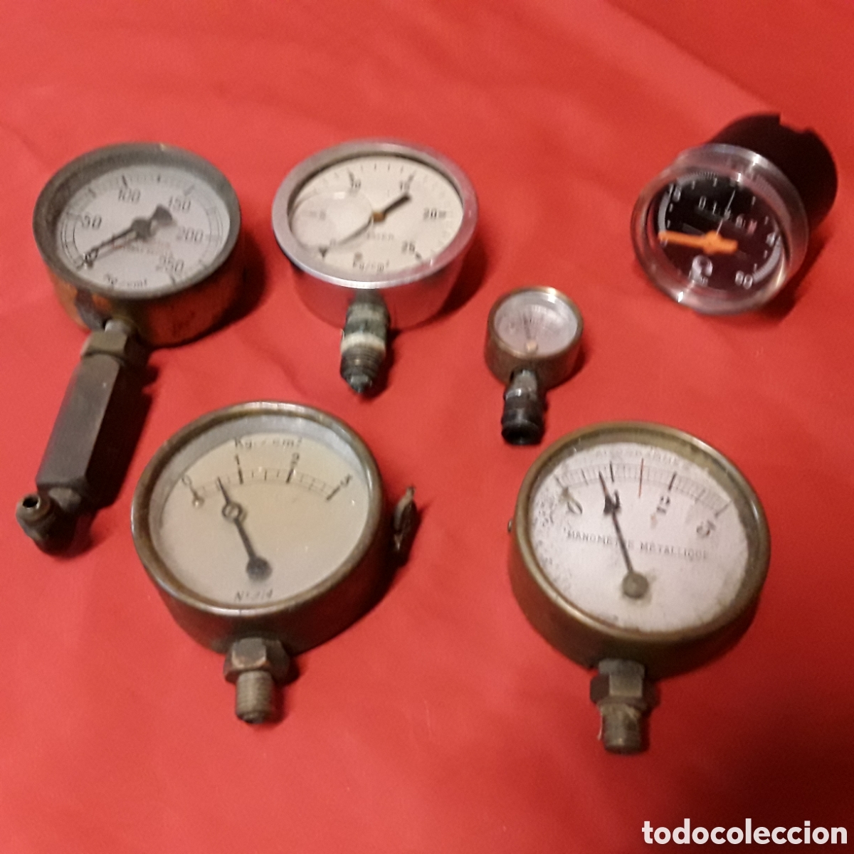 Antig&uuml;edades: LOTE DE DISTINTOS MANOMETROS - Foto 1