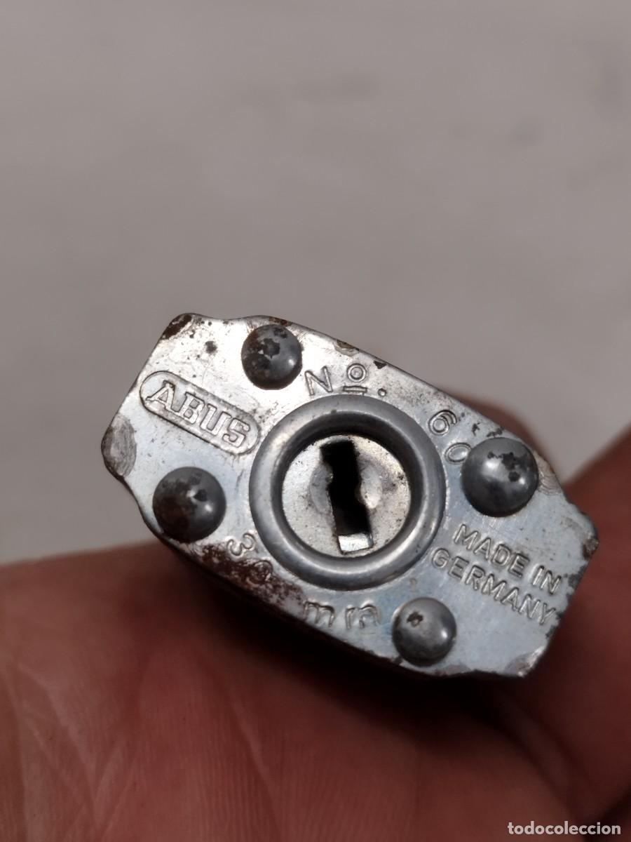 Antig&uuml;edades: Antiguo candado ABUS sin llave. - Foto 4