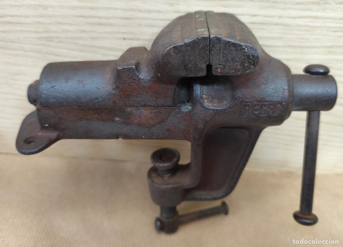 Antig&uuml;edades: Peque&ntilde;o tornillo de banco, Irega - Foto 10