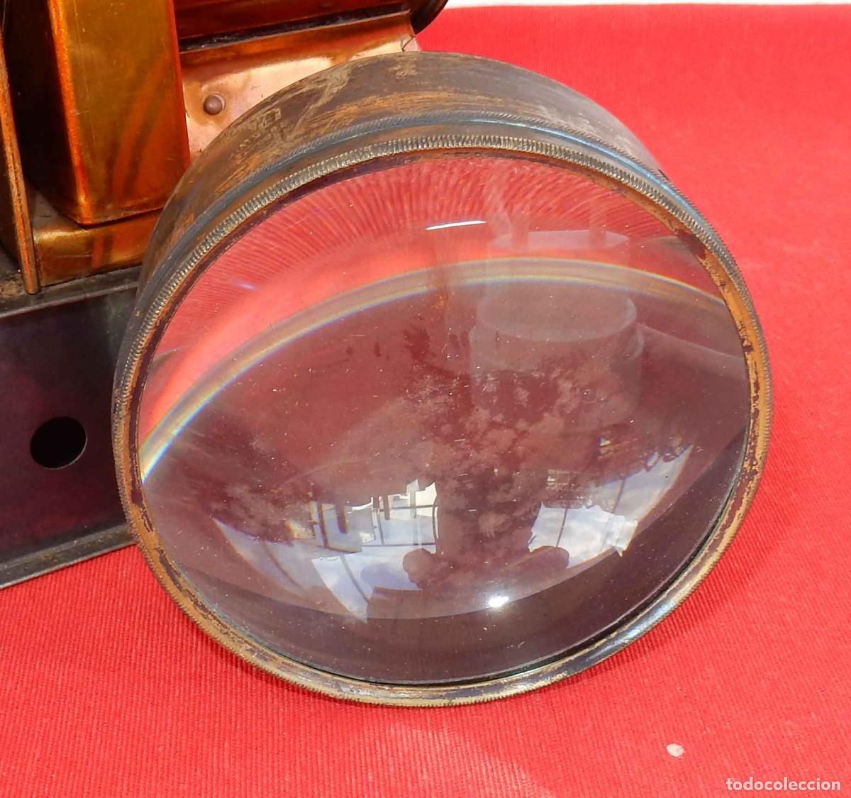 Antig&uuml;edades: LINTERNA MAGICA - C 1900 - con estuche y accesorios - Foto 8
