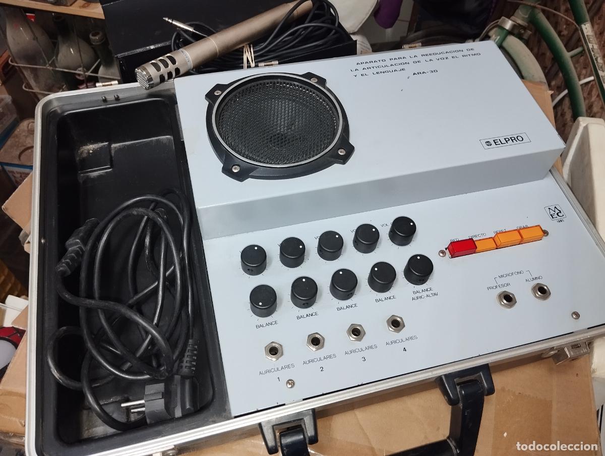 Antiquit&eacute;s: APARATO DE AUDIO PARA LA REEDUCACI&Oacute;N DE LA ARTICULACI&Oacute;N DE LA VOZ ARA-3 ELPRO