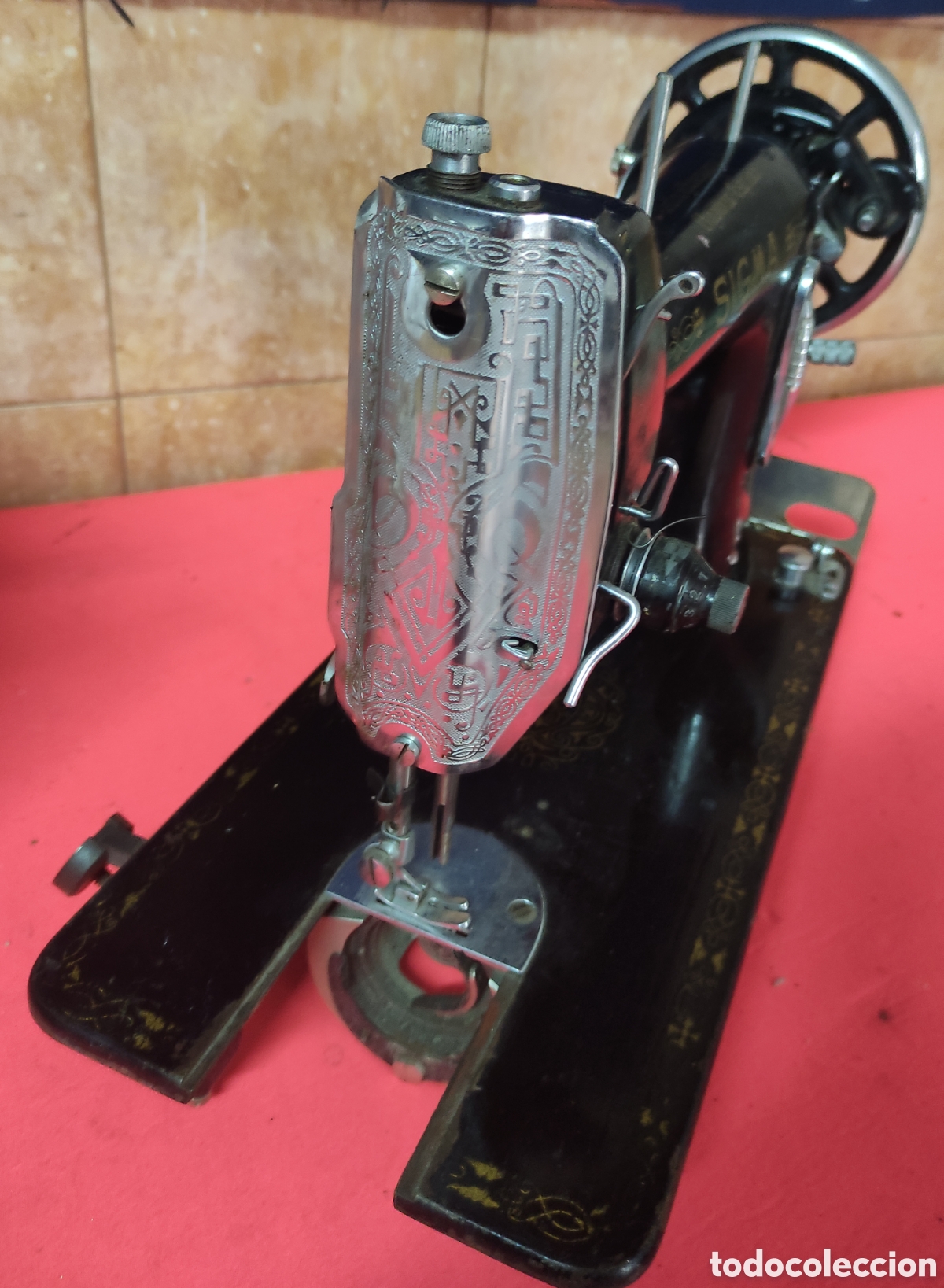 Antig&uuml;edades: Cabeza de maquina de coser Sigma - Foto 1