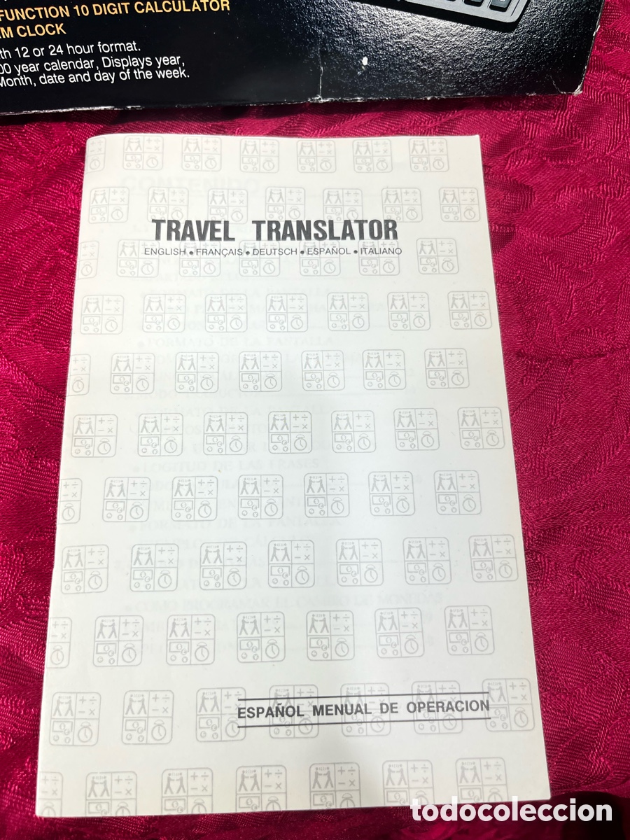 Antig&uuml;edades: ANTIGUO TRADUCTOR DE VIAJE - Foto 7