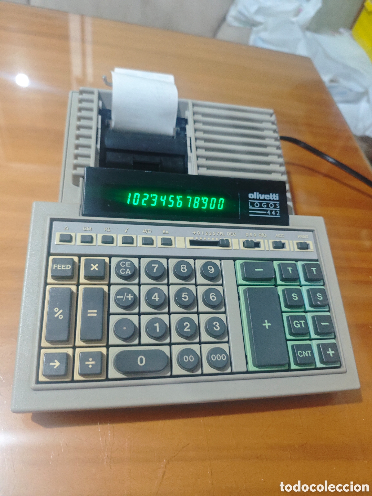 Antig&uuml;edades: Antigua Calculadora Olivetti. - Foto 5