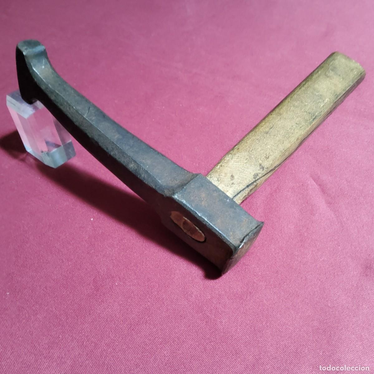 Antig&uuml;edades: ANTIGUO MARTILLO DE HIERRO FORJADO - Foto 3