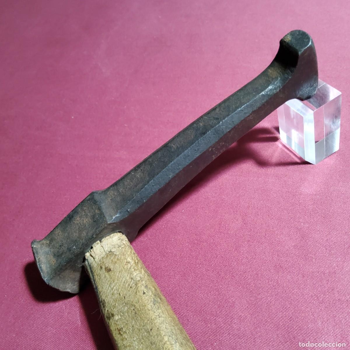 Antig&uuml;edades: ANTIGUO MARTILLO DE HIERRO FORJADO - Foto 5