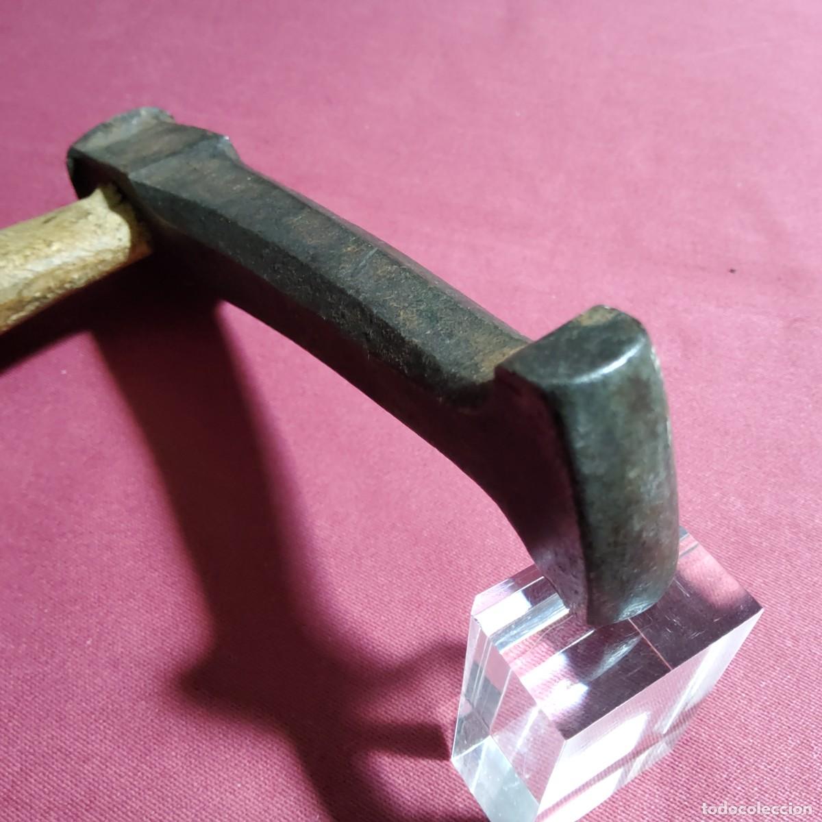 Antig&uuml;edades: ANTIGUO MARTILLO DE HIERRO FORJADO - Foto 6