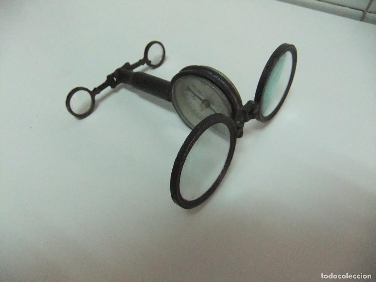 Antig&uuml;edades: anteojos plegables de metal - Foto 1
