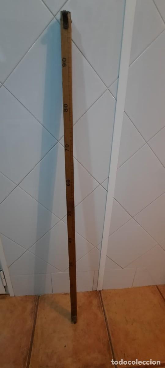 Antig&uuml;edades: ANTIGUO METRO DE MADERA DE MERCER&Iacute;A - Foto 7