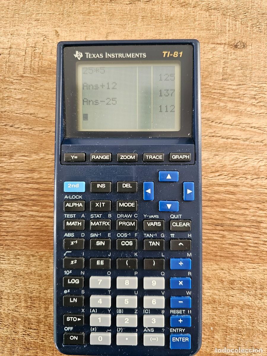 Antig&uuml;edades: TEXAS INSTRUMENTES - CALCULADORA TI-81 - FUNCIONANDO - Foto 1