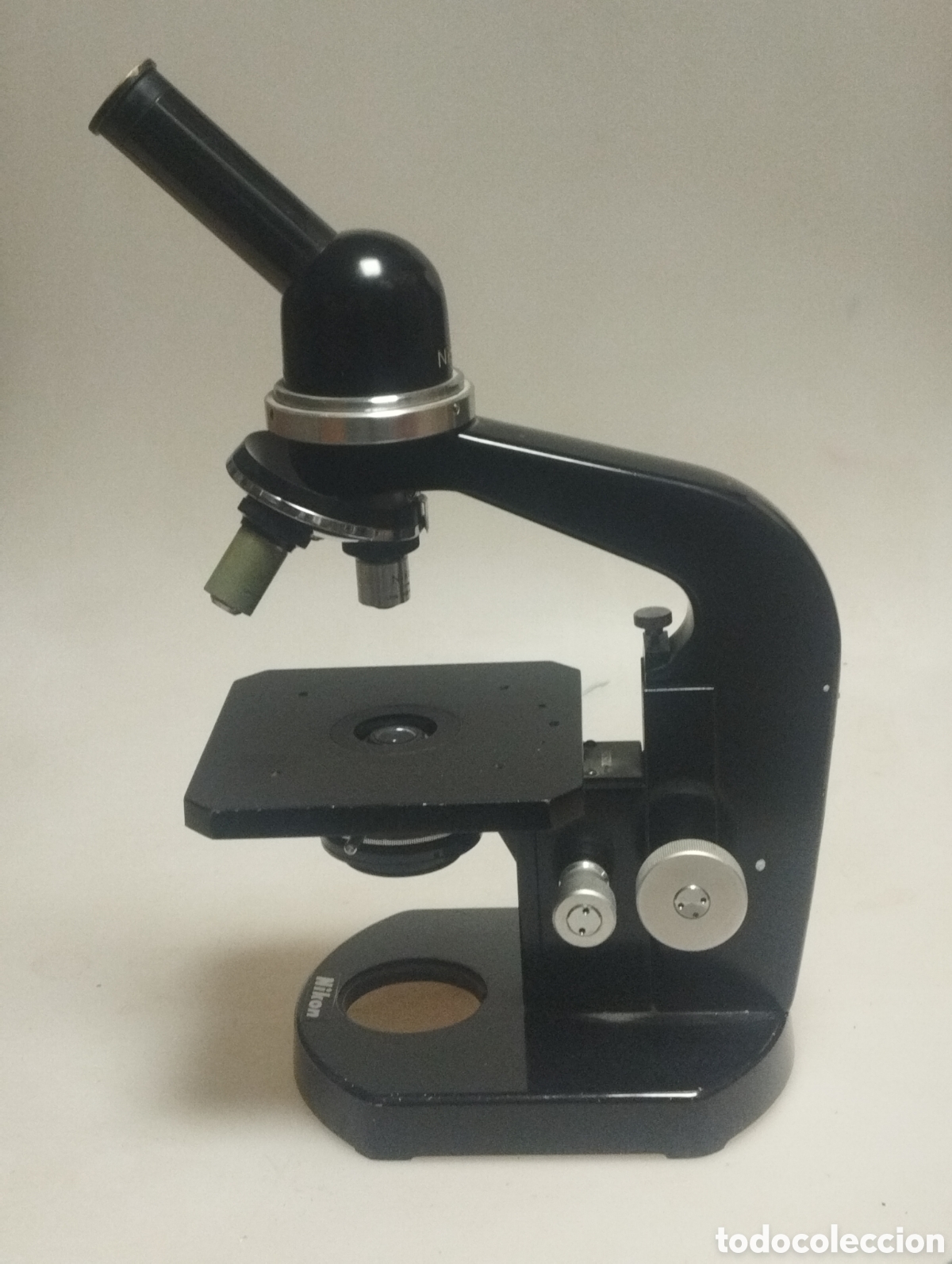 Antig&uuml;edades: ANTIGUO MICROSCOPIO ESCOLAR - Foto 2