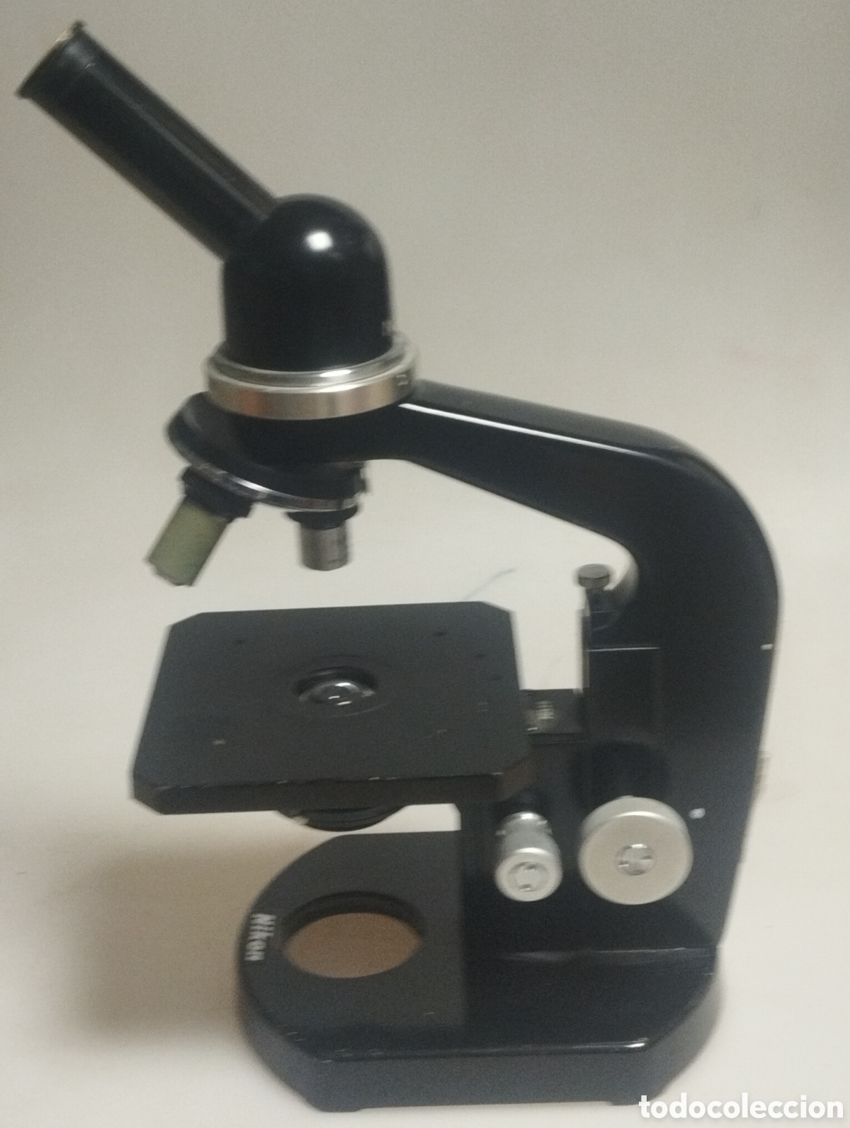 Antig&uuml;edades: ANTIGUO MICROSCOPIO ESCOLAR - Foto 7