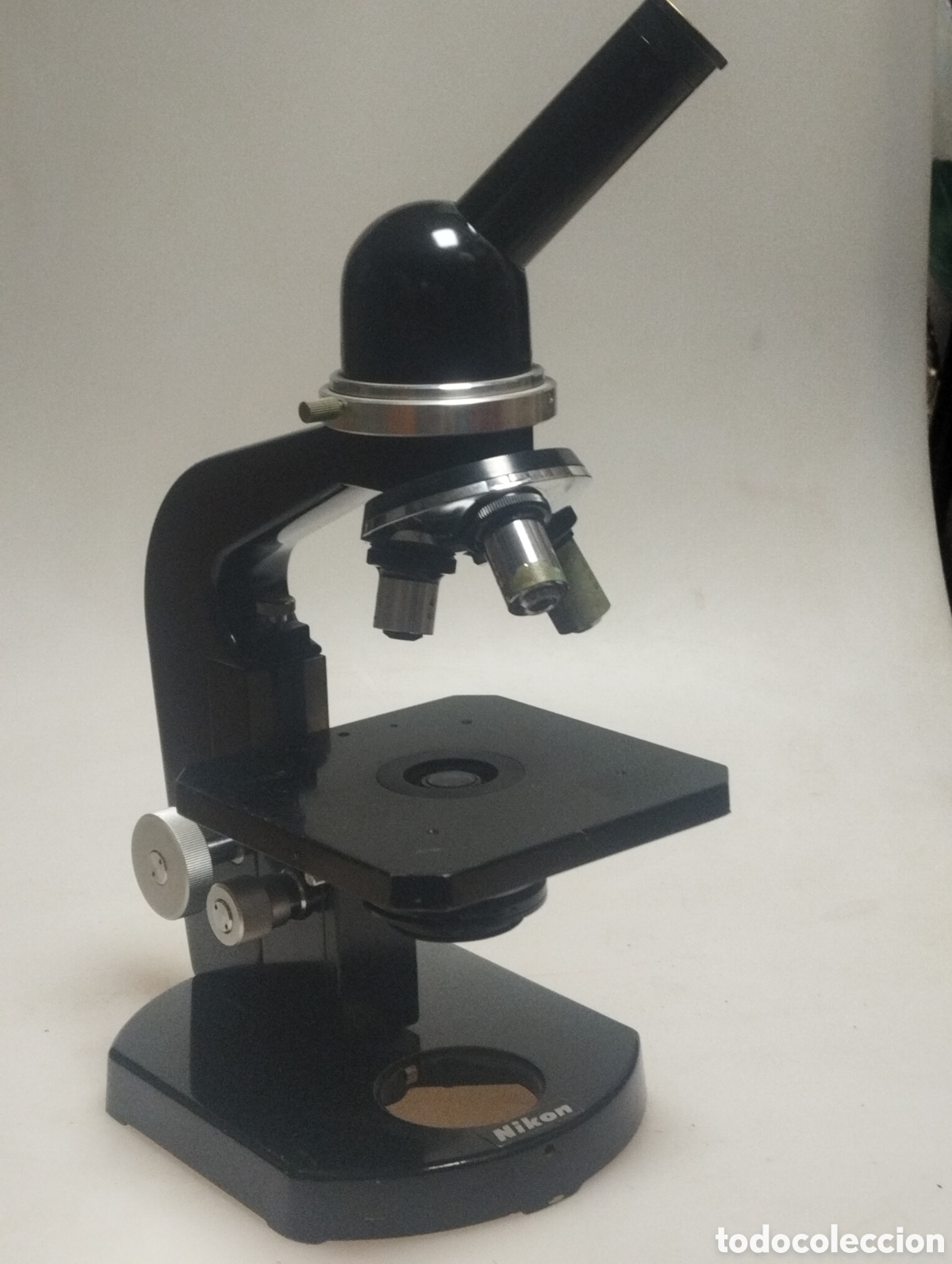 Antig&uuml;edades: ANTIGUO MICROSCOPIO ESCOLAR - Foto 1