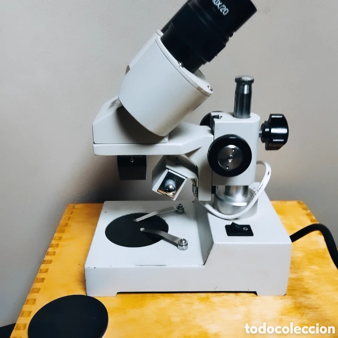 Antig&uuml;edades: ANTIGUO MICROSCOPIO ESCOLAR - Foto 1