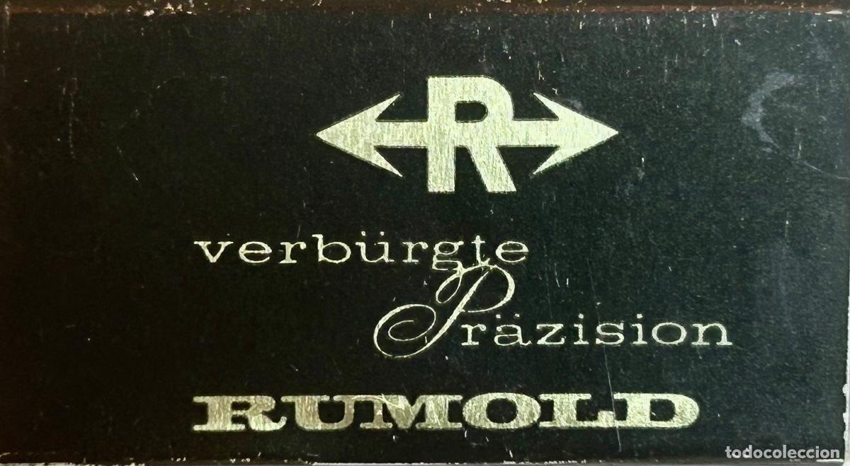 Antig&uuml;edades: RUMOLD 150-1 -ESCALIMETRO GERMANY-REGLA C&Aacute;LCULO TRIANGULAR + FUNDA- - Foto 8