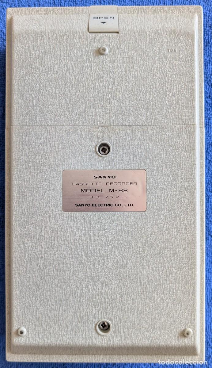 Antig&uuml;edades: SANYO M-88 - Casserte Recorder (1970) &iexcl;Funcionando! - Foto 6